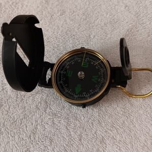 Black and Gold Compass